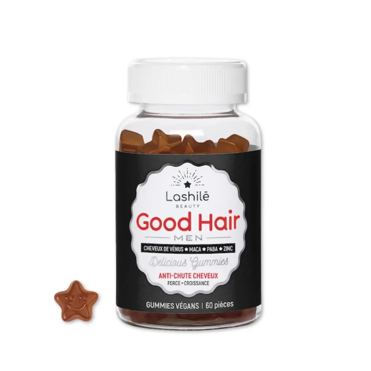 Gummies Vegan Good Hair Men Anti Chute Lashilé X60 1 Gummies Vegan Good Hair Men Anti Chute Lashilé X60