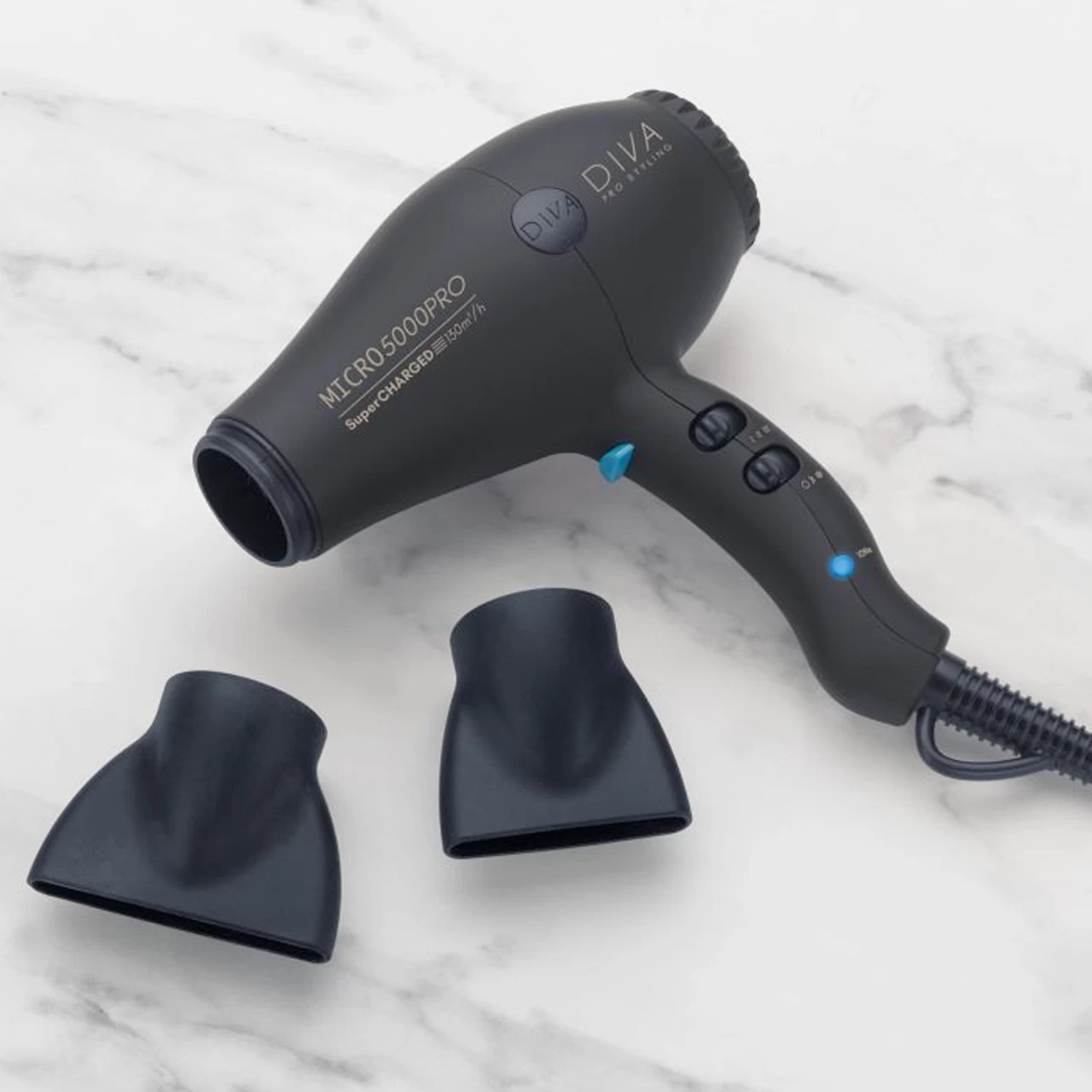 Sèche-Cheveux Micro 5000 Noir Diva 2 Sèche-Cheveux Micro 5000 Noir Diva – Image 2