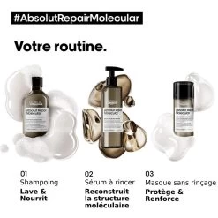 Shampooing Absolut Repair Molecular L'Oréal Professionnel 500 Ml 9 Shampooing Absolut Repair Molecular L'Oréal Professionnel 500 Ml -Capillaires Produits Magasin molecular 1 25564.1694081532.1280.1280 68640.1694081968