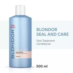 Conditionneur Blondor Soin Seal Care WELLA 500ML -Capillaires Produits Magasin soin post eclaircissement seal and care blondor wella 500ml 2 jpg 25286.1689149545