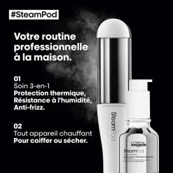 Pack Steampod 4 + Soin Lissant 3 En 1 50 Ml 5 Pack Steampod 4 + Soin Lissant 3 En 1 50 Ml -Capillaires Produits Magasin steampod 4 serum lissant 24716.1694510551