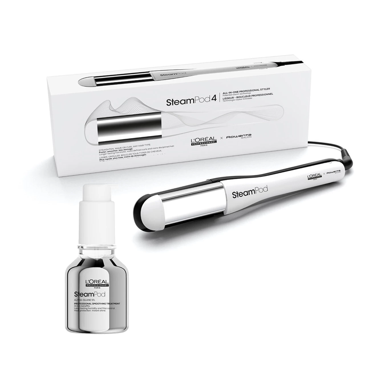 Pack Steampod 4 + Soin Lissant 3 En 1 50 Ml 1 Pack Steampod 4 + Soin Lissant 3 En 1 50 Ml